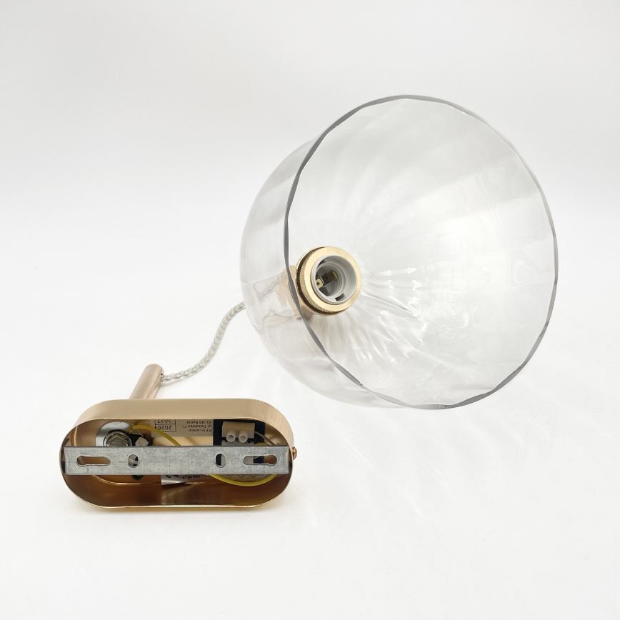 Επιτοίχιο φωτιστικό VIVE 1xE27/15W/230V χρυσό