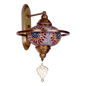 Επιτοίχιο φωτιστικό YENI 1xE27/40W/230V μπρονζέ