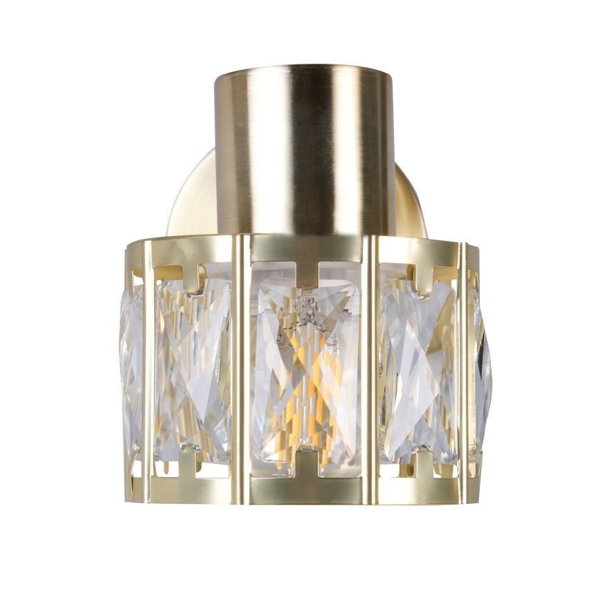 Επιτοίχιο φωτιστικό ZAHARA 1xE27/10W/230V χρυσό
