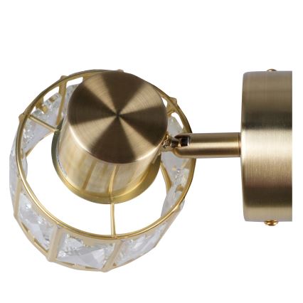 Επιτοίχιο φωτιστικό ZAHARA 1xE27/10W/230V χρυσό