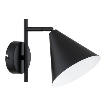 Επιτοίχιο φωτιστικό ZELTA 1xE27/15W/230V μαύρο