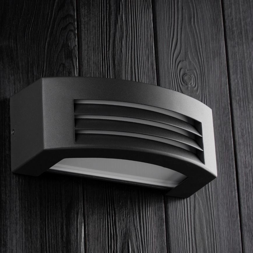 Επιτοίχιο φωτιστικό εξωτερικού χώρου 1xE27/14W/230V IP54 μαύρο