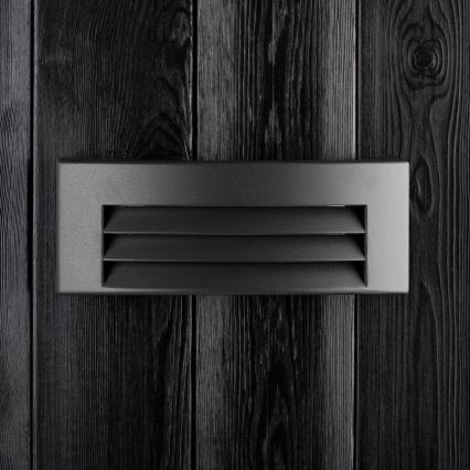 Επιτοίχιο φωτιστικό εξωτερικού χώρου 1xE27/14W/230V IP54 μαύρο