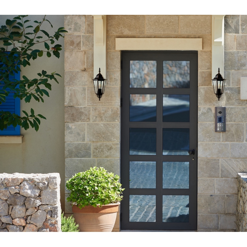 Επιτοίχιο φωτιστικό εξωτερικού χώρου 1xE27/60W/230V IP44 μαύρο