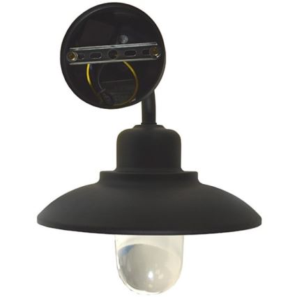 Επιτοίχιο φωτιστικό εξωτερικού χώρου BARD 1xE27/60W/230V IP44 μαύρο