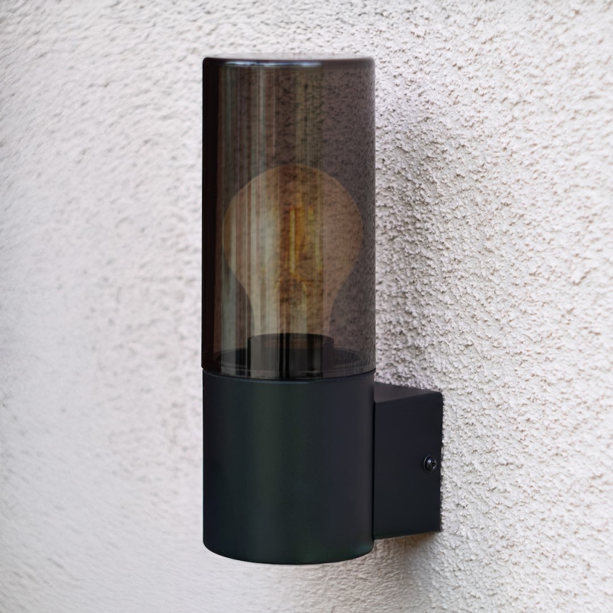 Επιτοίχιο φωτιστικό εξωτερικού χώρου HARLEM 1xE27/60W/230V IP44 μαύρο