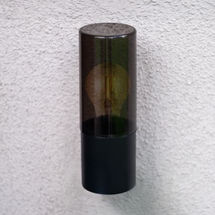 Επιτοίχιο φωτιστικό εξωτερικού χώρου HARLEM 1xE27/60W/230V IP44 μαύρο