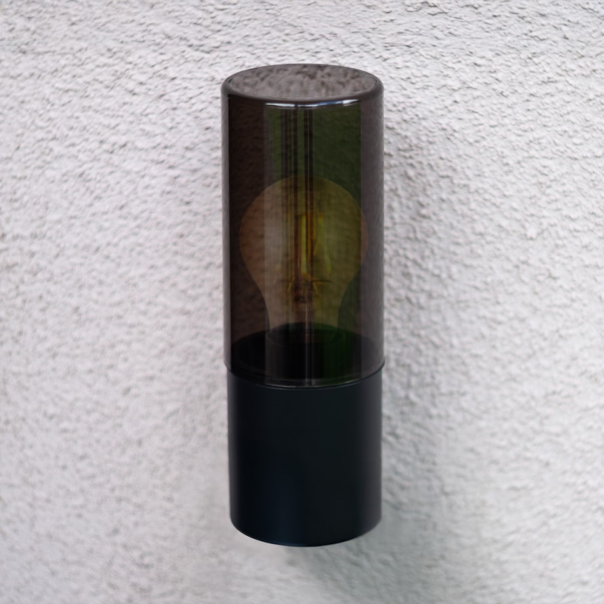 Επιτοίχιο φωτιστικό εξωτερικού χώρου HARLEM 1xE27/60W/230V IP44 μαύρο