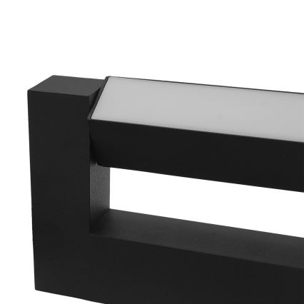 LED Flexible επιτοίχιο φωτιστικό εξωτερικού χώρου 2xLED/16W/230V IP54 90 cm μαύρο