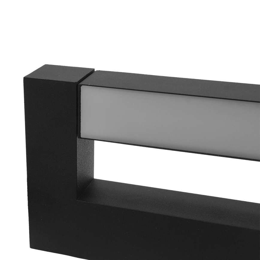 LED Flexible επιτοίχιο φωτιστικό εξωτερικού χώρου 2xLED/16W/230V IP54 90 cm μαύρο