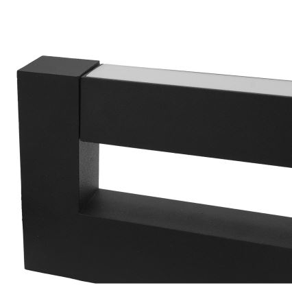 LED Flexible επιτοίχιο φωτιστικό εξωτερικού χώρου 2xLED/16W/230V IP54 90 cm μαύρο