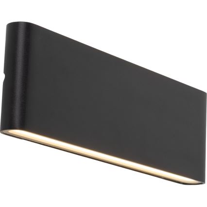 Επιτοίχιο φωτιστικό εξωτερικού χώρου LED ARWENA 2xLED/12W/230V IP54 μαύρο