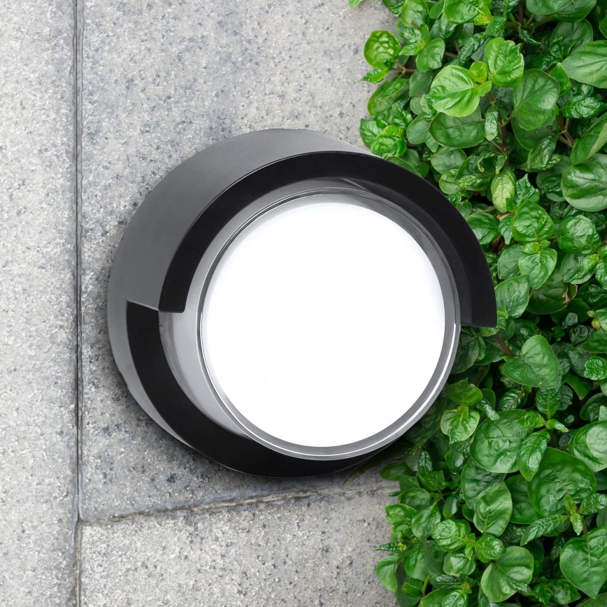 Επιτοίχιο φωτιστικό εξωτερικού χώρου LED ESSEN LED/10W/230V IP44 μαύρο