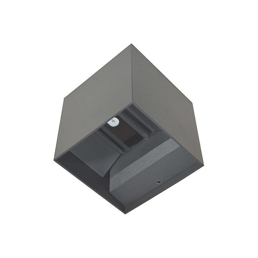 Επιτοίχιο φωτιστικό εξωτερικού χώρου LED KREON 2xLED/3W/230V IP54 3000K ανθρακί