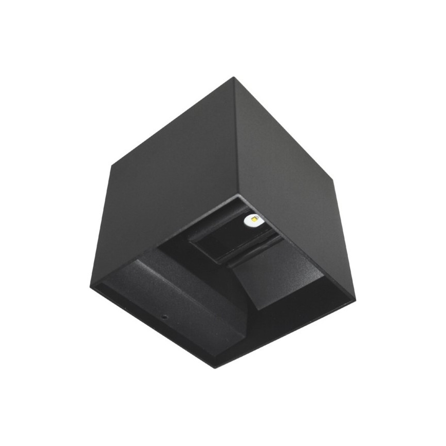 Επιτοίχιο φωτιστικό εξωτερικού χώρου LED KREON 2xLED/3W/230V IP54 4000K μαύρο