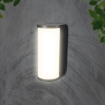 Επιτοίχιο φωτιστικό εξωτερικού χώρου LED LED/12W/230V 3000/4200/6500K IP65 μαύρο