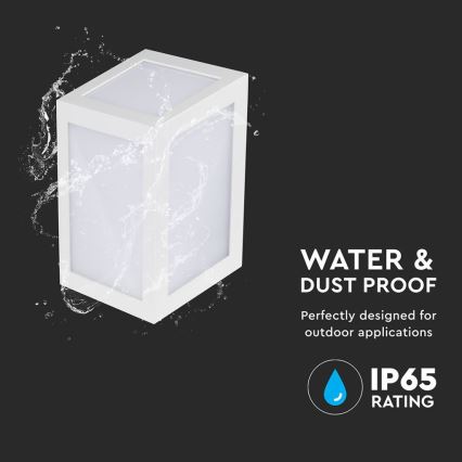 Επιτοίχιο φωτιστικό εξωτερικού χώρου LED LED/12W/230V IP65 4000K λευκό