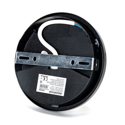 Επιτοίχιο φωτιστικό εξωτερικού χώρου LED LED/15W/230V 6500K διάμετρος 15,5 cm μαύρο IP65