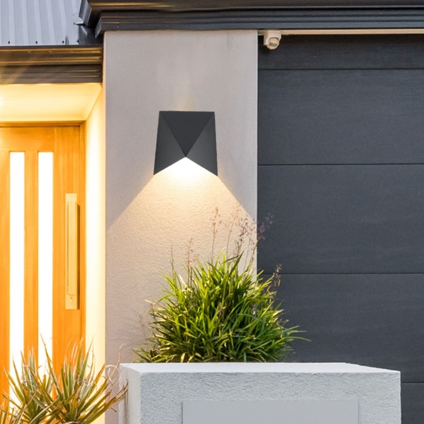 Επιτοίχιο φωτιστικό εξωτερικού χώρου LED LED/5W/230V 4000K IP65 μαύρο