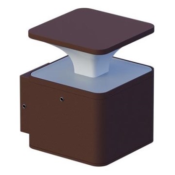 Επιτοίχιο φωτιστικό εξωτερικού χώρου LED ORNELA LED/6W/230V 3000K IP54 καφέ