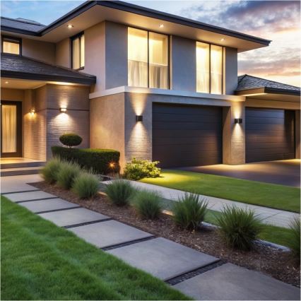 Επιτοίχιο φωτιστικό εξωτερικού χώρου LED QUERK 2xLED/3W/230V 3000K IP54 μαύρο