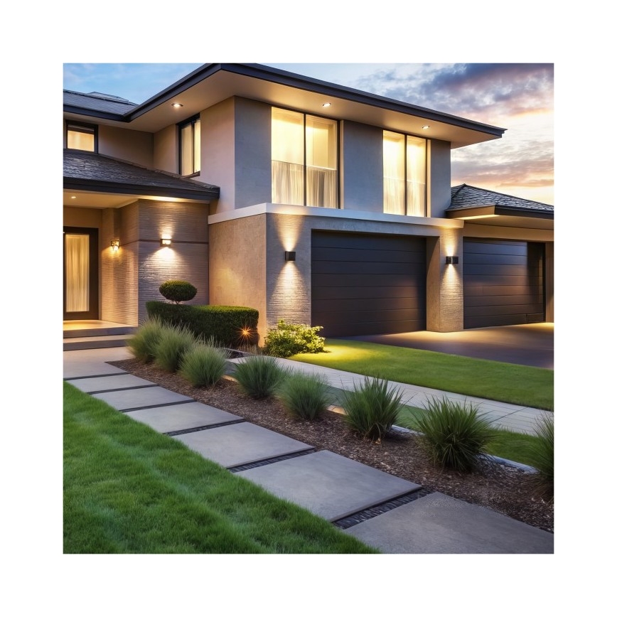 Επιτοίχιο φωτιστικό εξωτερικού χώρου LED QUERK 2xLED/3W/230V 3000K IP54 μαύρο