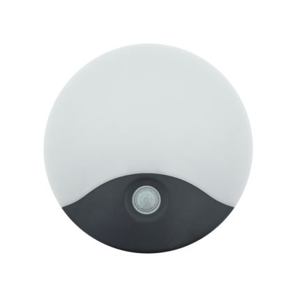 Επιτοίχιο φωτιστικό εξωτερικού χώρου LED με αισθητήρα κίνησης LED/18W/230V IP44 ανθρακί