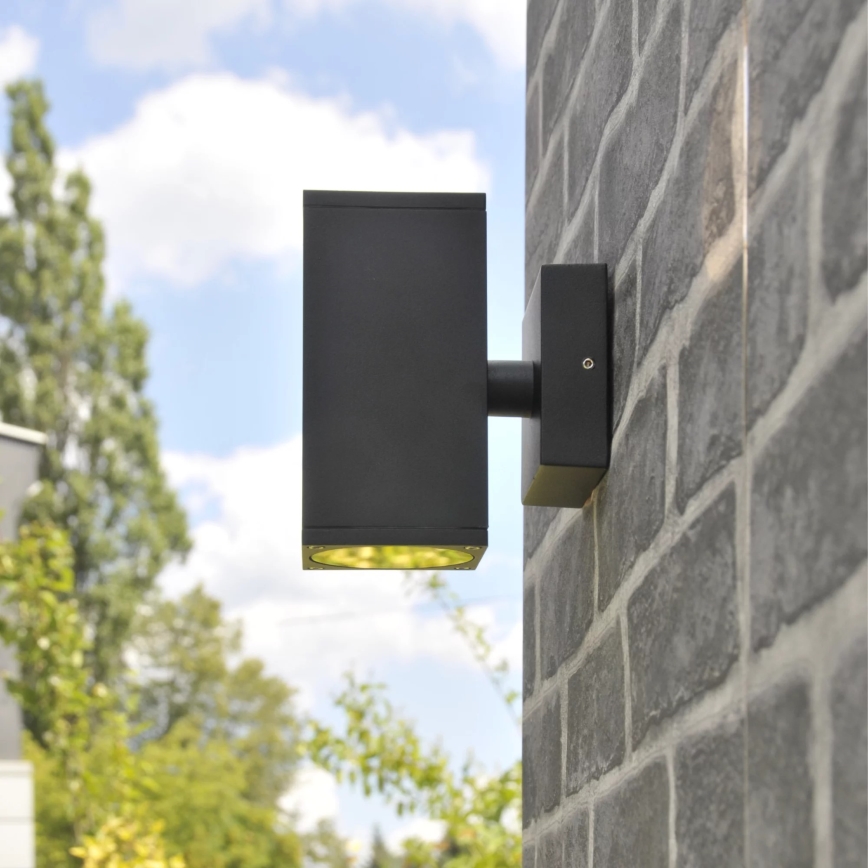 Επιτοίχιο φωτιστικό εξωτερικού χώρου MORRIS 2xGU10/35W/230V IP54