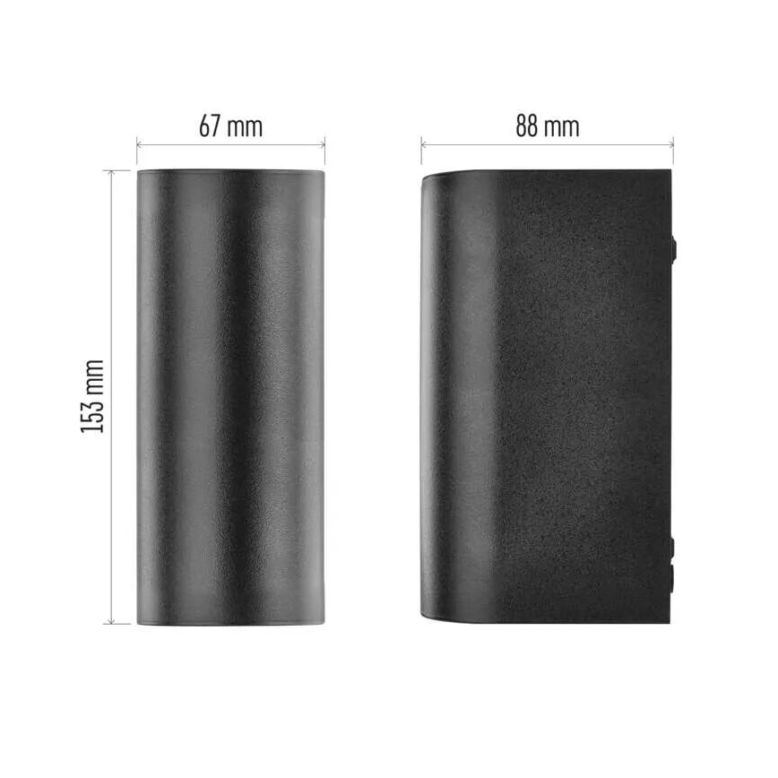 Επιτοίχιο φωτιστικό εξωτερικού χώρου OCULUS 2xGU10/7W/230V IP44