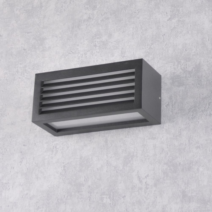 Επιτοίχιο φωτιστικό εξωτερικού χώρου OSAKA 1xE27/12W/230V IP54