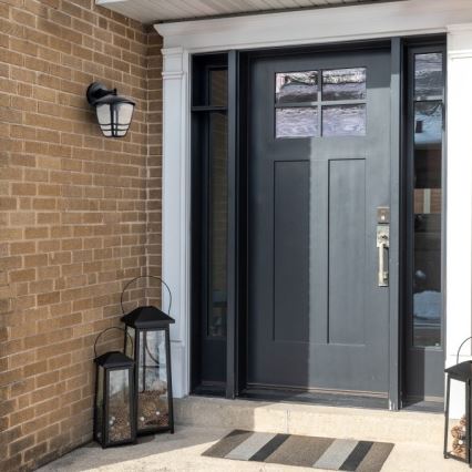 Επιτοίχιο φωτιστικό εξωτερικού χώρου TEVIO KD 1xE27/60W/230V IP54 μαύρο