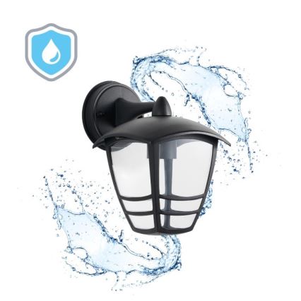 Επιτοίχιο φωτιστικό εξωτερικού χώρου TEVIO KD 1xE27/60W/230V IP54 μαύρο