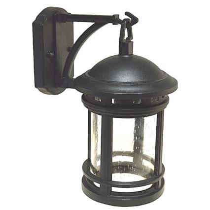 Επιτοίχιο φωτιστικό εξωτερικού χώρου ULAN 1xE27/60W/230V IP44 μαύρο