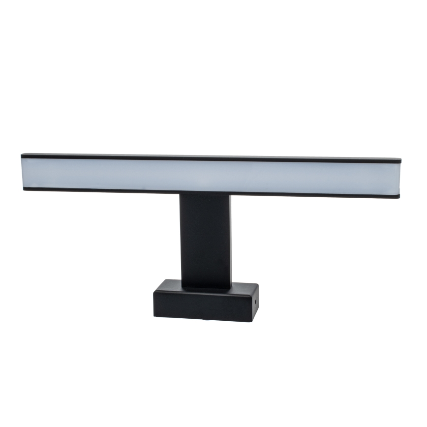 Επιτοίχιο φωτιστικό μπάνιου LED SHINE LED/7W/230V 30 cm IP44 μαύρο