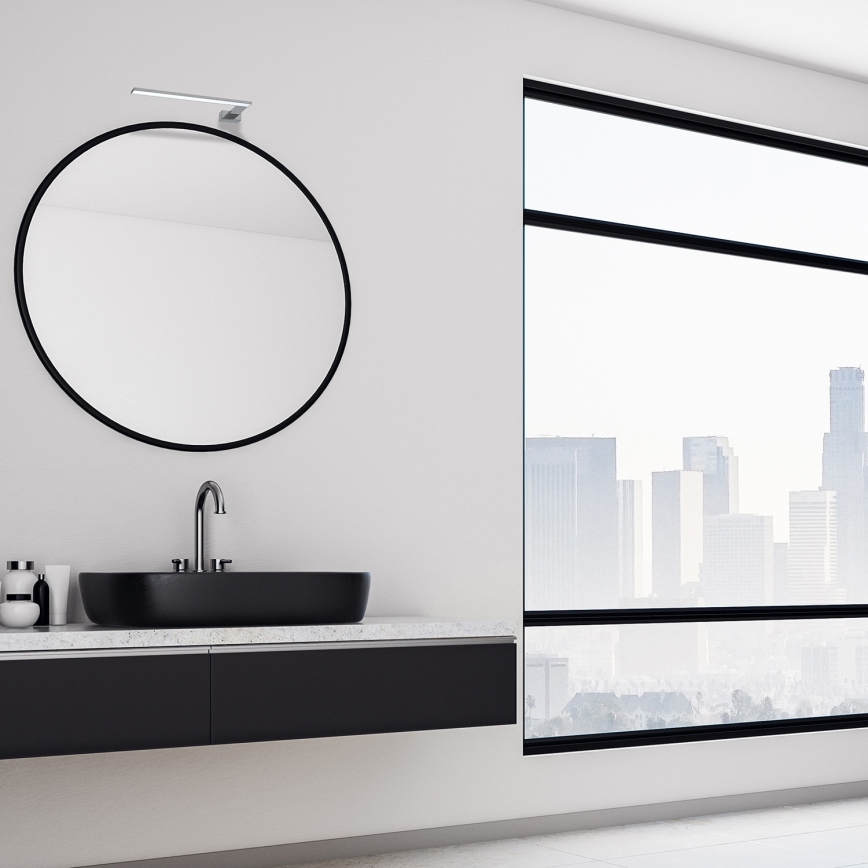 Επιτοίχιο φωτιστικό μπάνιου LED SHINE — 11W/230V, 45 cm, IP44, γυαλιστερό χρώμιο