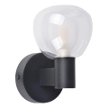 Επιτοίχιο φωτιστικό μπάνιου POLA 1xG9/5W/230V IP44 μαύρο/διάφανο