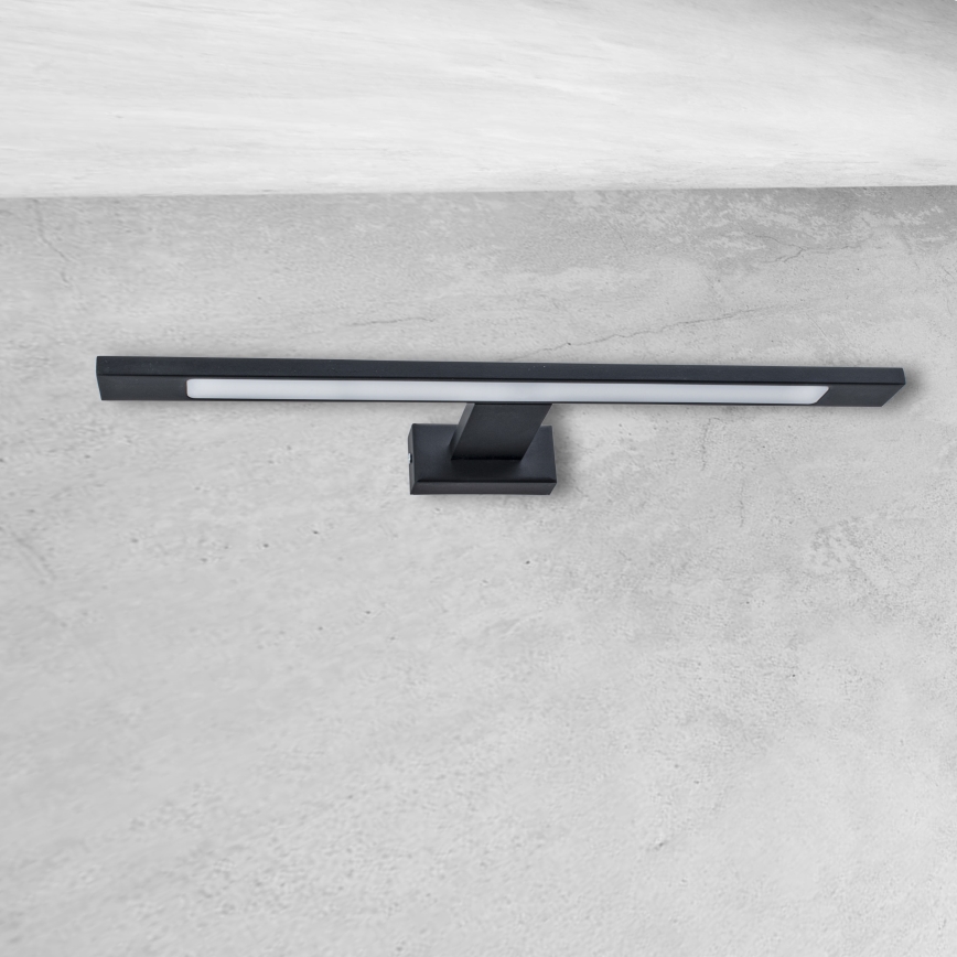 Επιτοίχιο φωτιστικό μπάνιου SHINE LED/7W/230V 40 cm IP44 μαύρο