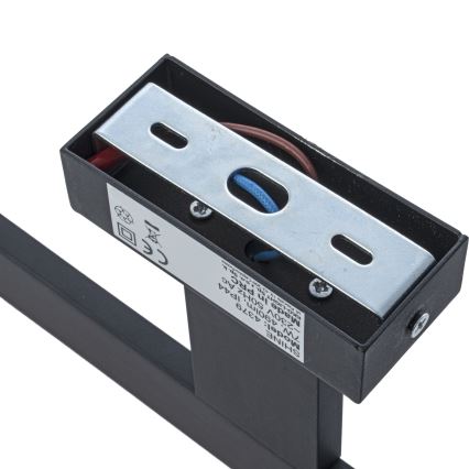 Επιτοίχιο φωτιστικό μπάνιου SHINE LED/7W/230V 40 cm IP44 μαύρο