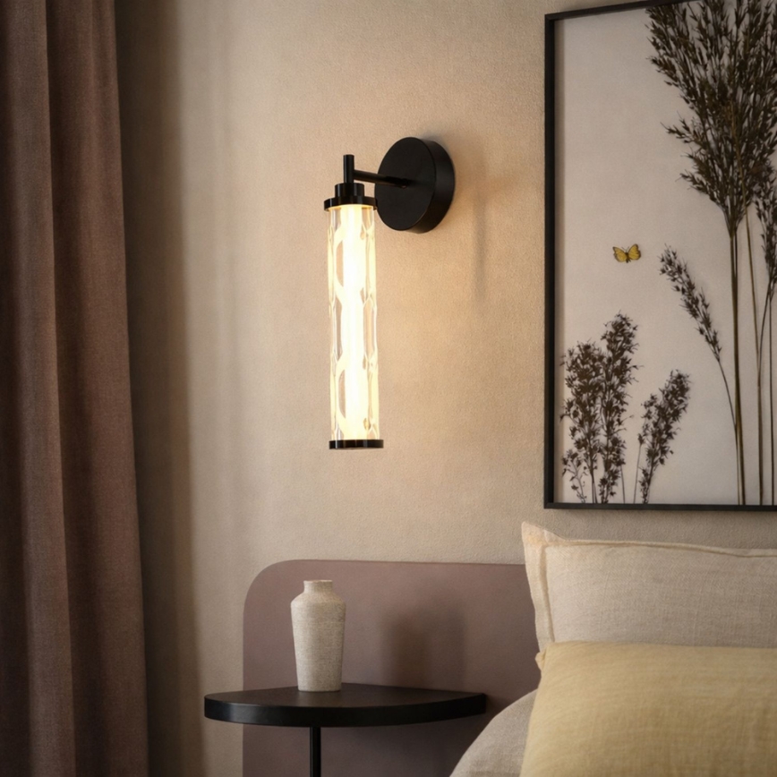 Επιτοίχιο LED φωτιστικό CORTE LED/10W/230V μαύρο