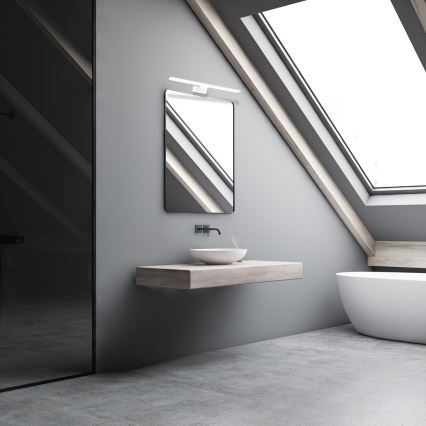 Επιτοίχιο LED φωτιστικό μπάνιου SHINE, 7W/230V, 40 cm, IP44, λευκό