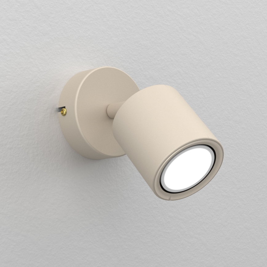 Επιτοίχιο σποτ φωτιστικό DEMIA 1xGU10/8W/230V μπεζ