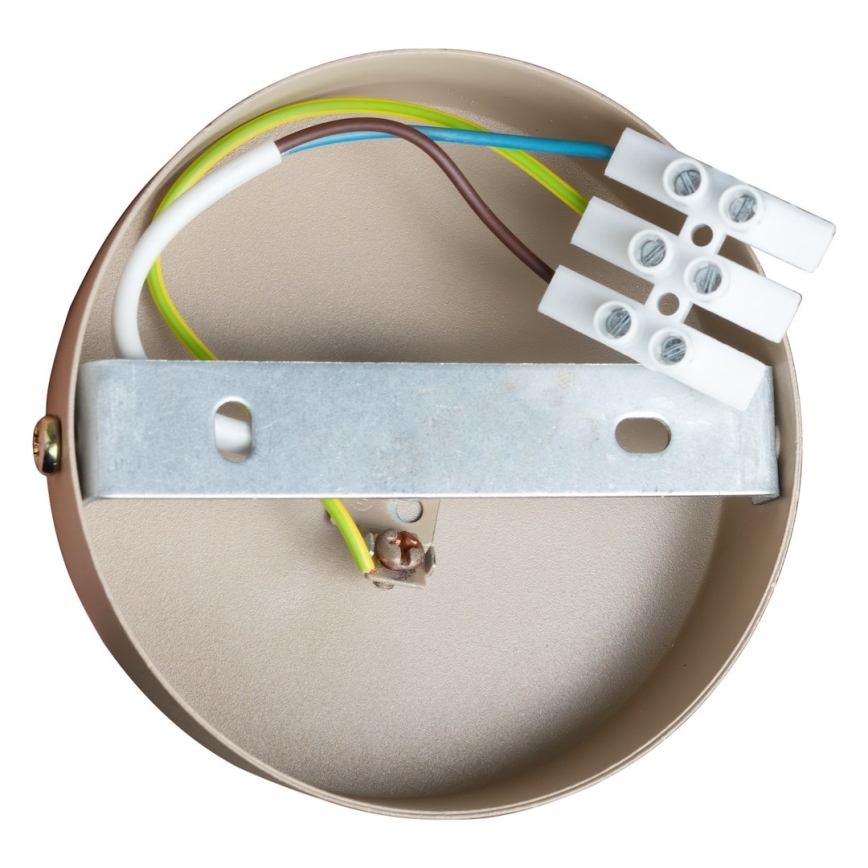 Επιτοίχιο σποτ φωτιστικό DEX 1xE14/10W/230V μπεζ/κρεμ