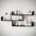 Επιτοίχιο ράφι TRIO 119x55 cm ανθρακί