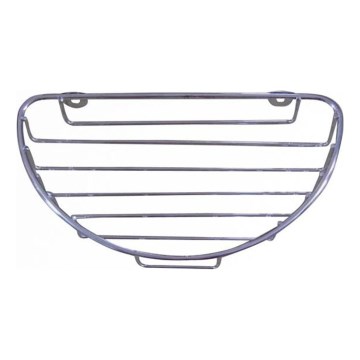 Επιτοίχιο ράφι για ντους 12,7x23 cm, γυαλιστερό χρώμιο