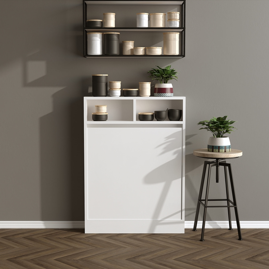 Επιτοίχιο πτυσσόμενο γραφείο BRACKED 96x70 cm λευκό