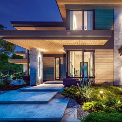 Επιτοίχιο εξωτερικό φωτιστικό LED MIRANA LED/25W/230V 4000K IP44 120 cm μαύρο