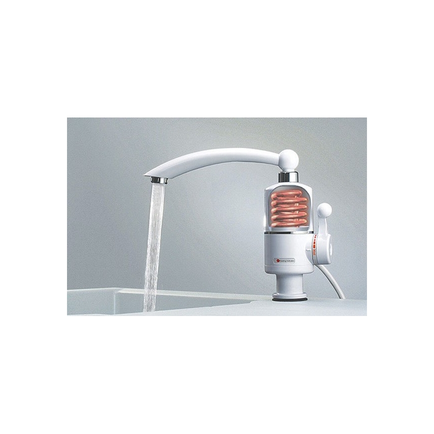 Επιτοίχιος ταχυθερμαντήρας μπάνιου 3000W/230V λευκό