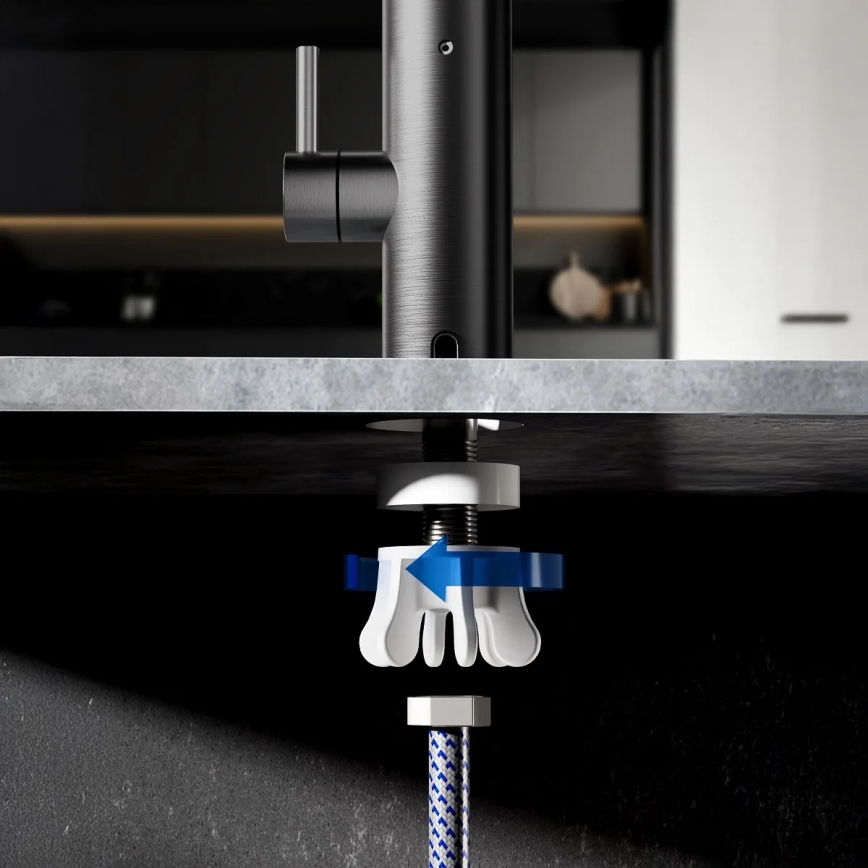 Επιτοίχιος ταχυθερμαντήρας μπάνιου με LED οθόνη 3000W/230V IPX4 ανθρακί