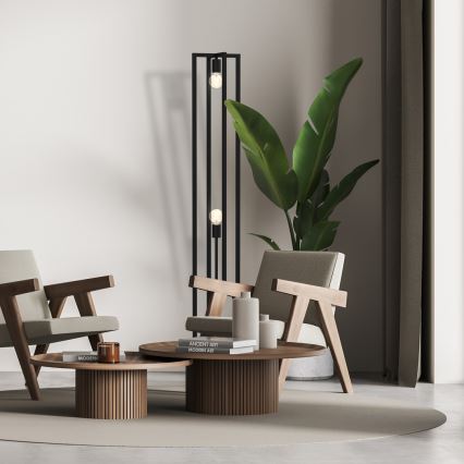 Επιδαπέδια λάμπα ARNOLD 2xE27/60W/230V μαύρο