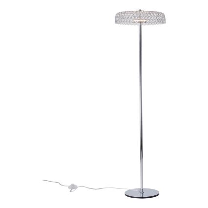 Επιδαπέδια λάμπα LED LED/10W/230V 3000K γυαλιστερό χρώμιο